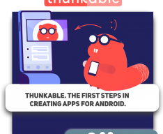 Thunkable. The first steps in creating apps for Android. - Programming for children in Stockholm