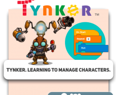 Tynker. Learning to manage characters.  - Programming for children in Stockholm