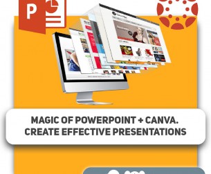 Magic of POWERPOINT + Canva. Create effective presentations - Programming for children in Stockholm