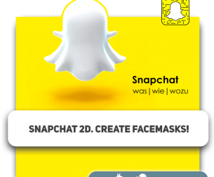 Snapchat 2D. Create facemasks! - Programming for children in Stockholm