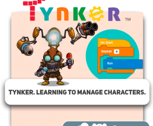 Tynker. Learning to manage characters.  - Programming for children in Stockholm